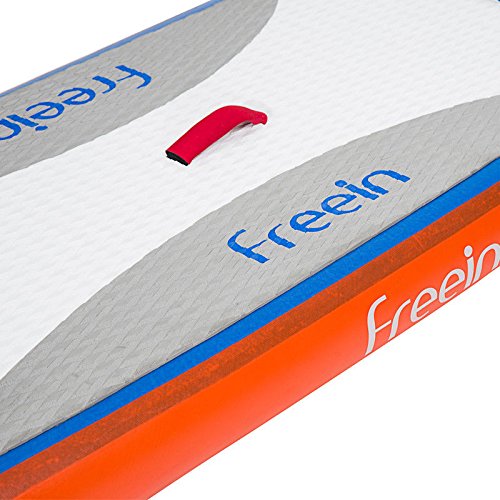 Freein Inflatable Stand Up Paddleboard, All Round 10' Long 31" Wide 6" Thick Inflatable SUP Paddle Board, by - Thumbnail 7