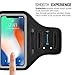 LOVPHONE iPhone 13 mini/ 12 mini/ 11 Pro/X/XS/Galaxy S10e Armband,Sport Running Exercise Gym Case with Key Holder & Card Slot,Fingerprint Sensor Access Supported and Sweat-Proof (Gray)
