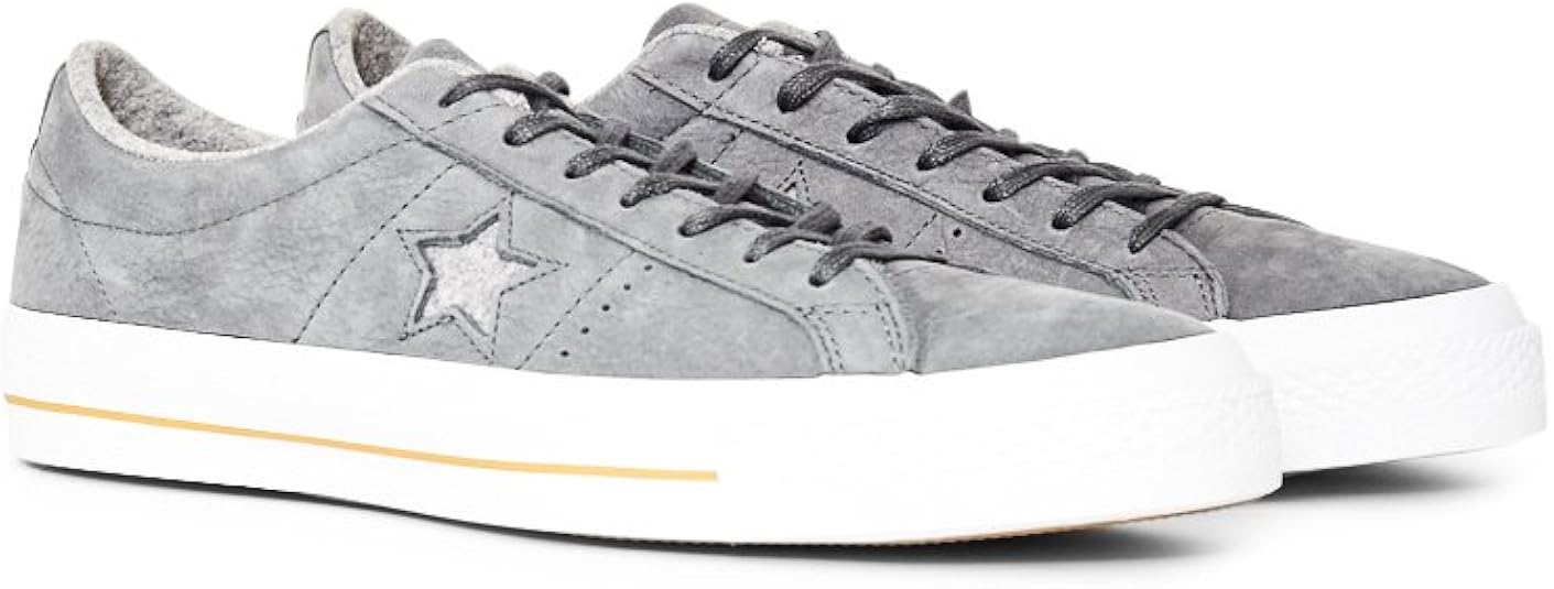 converse one star leather low top black