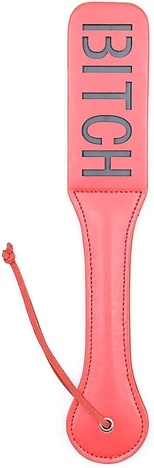 daogong Leather Paddles Rounded Corner 2 Layer Leather Engraved English