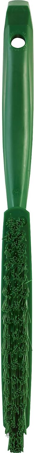 Vikan 41952 Slim Hand Brush, Stiff Bristles, Narrow Cleaning 300mm Green view 3