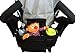 Best Stroller Organizer for Moms! Fits all Strollers, Zip off Pouch, Removable Shoulder Strap, Deep Cup Holders, Mesh Bag for Extra Storage! Superior Quality. 100% Lifetime Guarantee!