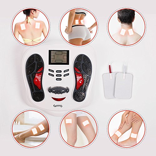 Foot Circulation Device for Neuropathy Pain Relief - Boost Circulation EMS Leg & Foot Massager Machine with Infrared Therapy - Thumbnail 2