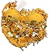 ZLTdream Belly Dance Top With Chest Pad bells &coins Yellow