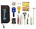 147 Pcs Portable Professional Watch Repair Tool Kit Set Solid Hammer Spring Bar Watchmaker with Manual
