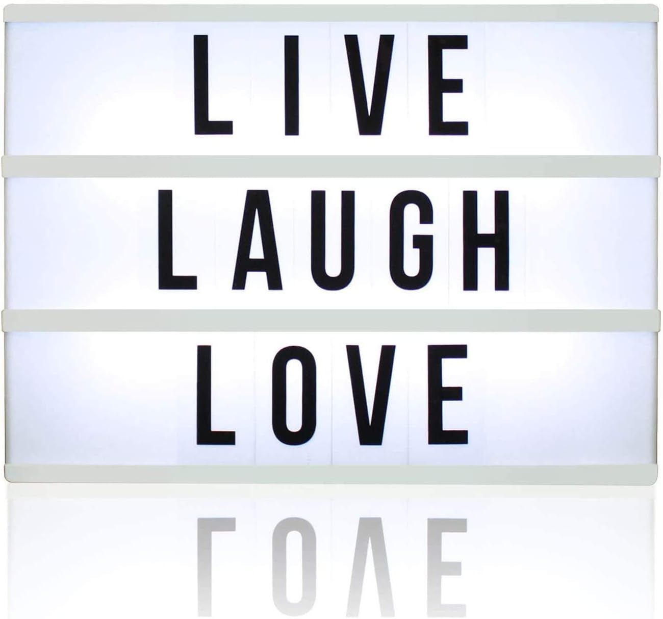 Mircacorn LED A4 Light Box with 192 Letters Numbers Emoticon