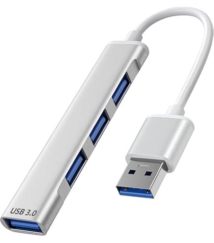 Adaptador De Cargador Doble USB De 2 Puertos USB Mini Divisor USB De 1 A 2 USB Convertidor Para Surface Pro, Portátil, PC, IMac Pro, MacBook Air, Mac Mini/Pro, Portátil, Unidades Flash USB, Datos Y