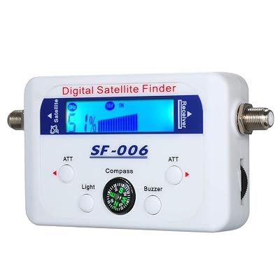 Digital Satellite Finder Satellite Signal Meter Mini Digital Satellite Signal Finder Meter with LCD Display Digital Satfinder with Compass