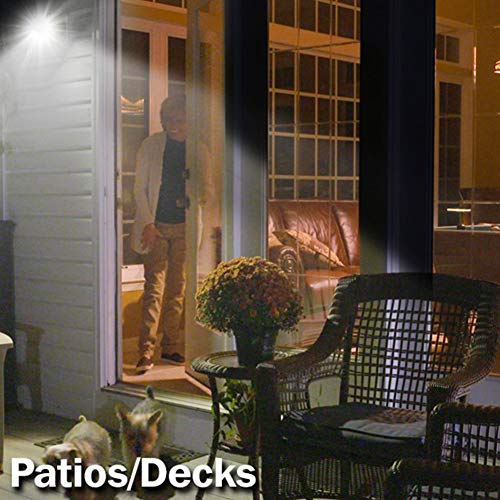 yodaliy Waterproof Security Lights with Motion Sensor 30W Super Bright 450 Lumen LED Spotlight Battery Induction Lamp Wireless Intelligent LED PIR Floodlight Fitting for Garden,Garage,Pathway ect