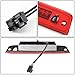 Auto Dynasty LED 3rd Third Tail Brake Light High Mount Stop Lamp Compatible with Ford Expedition Lincoln Navigator 2003-2016. Chrome Housing Red Lens