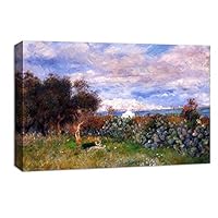 Canvas Wall Art Young Woman by Pierre Auguste Renoir Canvas Prints Home Artwork Decoration for Living Room,Bedroom - 12x18 inches