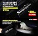 Klarus XT1A 1000 Lumens CREE XP-L HD V6 LED AA Battery 14500 EDC Handheld Flashlight Compact Torch with USB Rechargeable 14500 Battery,Charging Cable,SKYBEN Battery Case and USB Light