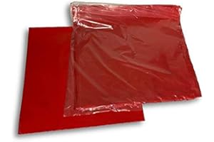 Mutual Industries Poly Safety Tailgate Flag Red 12" x 12" (Pack of 100)