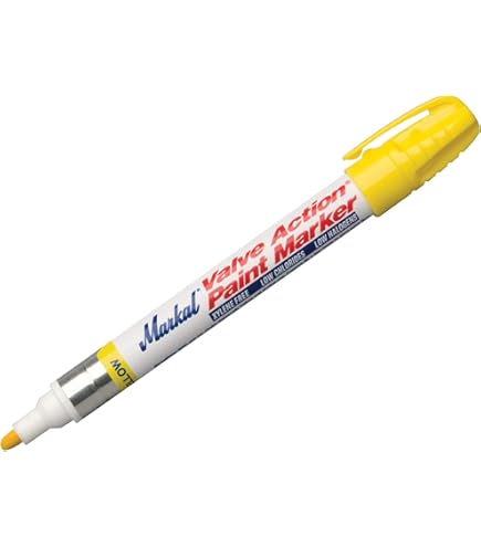 マーク＋　黄色　ペン Amazon.com: Markal 96826 Valve Action Paint Marker, Green : Arts