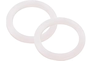 DERNORD Silicone Washer Gasket Sealing O Rings Inner Diameter: 38mm / 1.5" (Pack of 2)