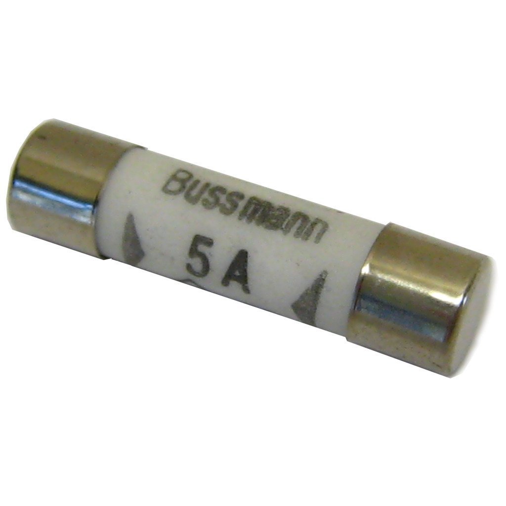 Merriway BH02290 (12 Pcs) BS1362 Fuse Cartridge, 5 Amp - Pack of 12 Pieces