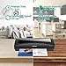 JZBRAIN Laminating Machine, Laminator Machine A4 Maxinmum, Quick Warm-up, Hot & Cold Fast Lamination (Black)