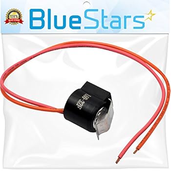 WR50X122 Refrigerator Defrost Thermostat Replacement by Blue Stars - Exact Fit for General Electric Kenmore Hotpoint Models - Replaces PS303471 AP2071262 WR50X0128