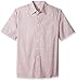 Haggar Men's Big-Tall Short Sleeve Cotton Prints Woven Shirt