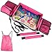 Car Seat Tray Pink (or Blue) | Kids Travel Tray Perfect for Stress-Free Travel | Fun Lap Desk for Kids | Toddler Travel Tray | Nifty Kids Activity Tray