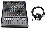 Rockville RPM870 8 Channel 6000w Powered Mixer w/USB, Effects+Peavey XLR Cable