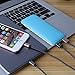 Puridea S5 7000mAh Power Bank, External Battery for Apple iPhone 7 Samsung Galaxy S8 Power Bank charger (Blue)