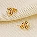 Fashion Ethiopian 1cm Small Ear Stud Wedding Earring for African Wedding
