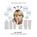 Pretty See Travel Bottle Silicone Leak Proof Squeezable and Refillable Containers TSA Approved BPA Free for Shampoo Conditioner Lotion Toiletries with Travel Bag (3.3 OZ, Set of 4)