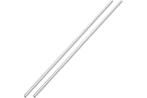 UAUAFIFI 6061 Aluminum Tubing, 1/4" (6.5mm) OD x 1/8" (3mm) ID 13” Length 1.75mm Wall Thickness Seamless Round Tube Metal Straight Pipe for Industry, DIY, Furnishing,Decoration,Crafts Model