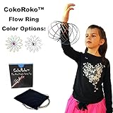 CokoRoko Flow Ring 3D Kinetic Spring Toy Sculpture Ring Game Toy For Kids And Adults. Magic Ring Perfect For Outdoor Games And Funny Beach Toys.