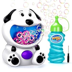 EPCHOO Bubble Machine, Automatic Bubble Making Machine Bubble Maker Toys, Bubble Blower 500+ Per Minute Bubbles For Kids…