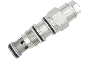 VIWITECH CBCA-LHN 3:1 Pilot Ratio Standard Capacity Hydraulic Counterbalance Valve, Stainless Steel, Zinc Body, 3-Port, 1/2 in Inlet & Outlet, 15 gpm, T-11A Cavity