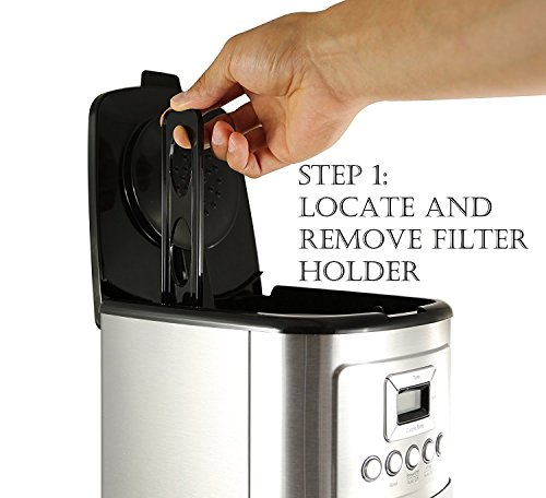 NRP Coconut Activated Charcoal Filter Replacement for CUISINART Coffeemaker Water-tank Cartridges Quality Guarantee (6)