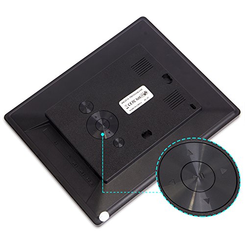 Arzopa Advanced Digital Picture Photo Frame - HD 1024x600(4:3) IPS Widescreen Eletronic Picture Frame Advertising Player with Calendar/Clock/Remote Control Black 8-inch - Thumbnail 6