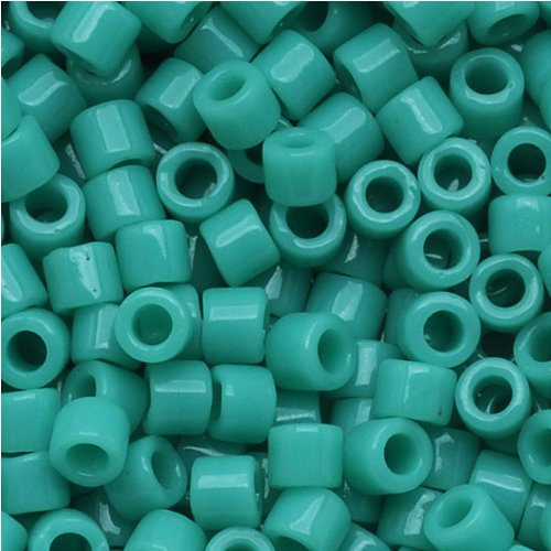 Miyuki Delica Seed Beads 10/0 Opaque Turquoise DBM0729 8 Grams