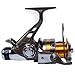 Sougayilang Baitfeeder Spinning Fishing Reel - Front and Rear Double Drag Brake System Reels - Great for Saltwater Freshwater Sea Bass Fishing