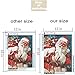 Dylan's Cabin DIY 5D Diamond Painting Kits for Adults,Full Drill Embroidery Paint with Diamond for Home Wall Decor（Santa Claus/12x16inch)