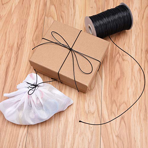 Livder 175 Yards 1 mm Waxed Polyester Cord Thread Bracelet Necklace String Wire for Jewelry Making Beading Crafting