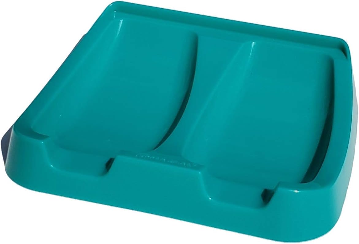Tupperware Gadget Double Spoon Rest in Turquoise