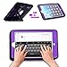 TabPow Case for iPad Mini 2nd,3rd,4th,5th Gen, Kidsproof Tablet Cover with Shoulder Strap and Stand, Hand Grip, Pencil Holder - Purple Teal