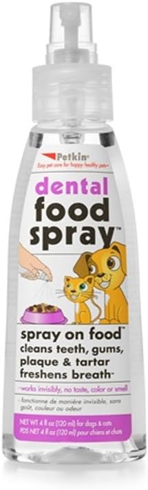 Petkin Pet Dental Food Spray, 113 g