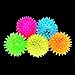 Acekid Colors Elastic Flashing Spike Ball Light Up Squeaking Balls with LED Lights Party Toys 5pcs Color Random