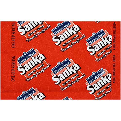 Sanka Single Serve Decaf Instant Coffee, 5.9 oz. Envelopes (Pack of 100)