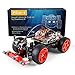 SunFounder Raspberry Pi Car DIY Robot Kit for Kids and Adults, Visual Programming with Ultrasonic Sensor Light Following Module and Tutorial