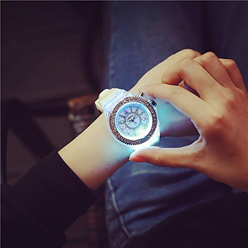 Vodoka Sales! Waterproof LED Watch Men And Women Lovers Watch Smart Electronics Watches (White-1)