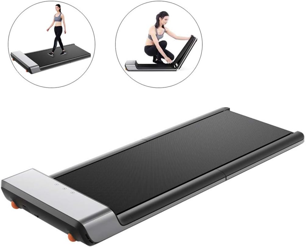 HYRL Folding Treadmill, Under Desk Electric Treadmill, Installation-Free, with Remote Control, Walking Jogging Machine for Home/Office Use