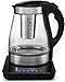 Gourmia GDK380 Multi Function Digital Tea Kettle, Programmable Touch Screen Time & Temperature with Real Time Digital Water Boil Monitor, Glass, With Tea Infuser 2 Quarts