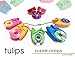 TULIPS 'BOBBIN CLAMPS' 60 Pieces Jar, Keep bobbin thread tails under control'