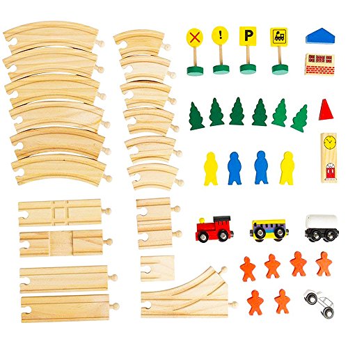 1 Here+Fashion+Wooden+Magnetic+Train