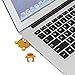 Usbkingdom 32GB USB 2.0 Flash Drive Cute Animal Bear Shape Pen Drive Memory Stick Thumb Drive Pendrive Jump Drive Flash Disk (Brown)